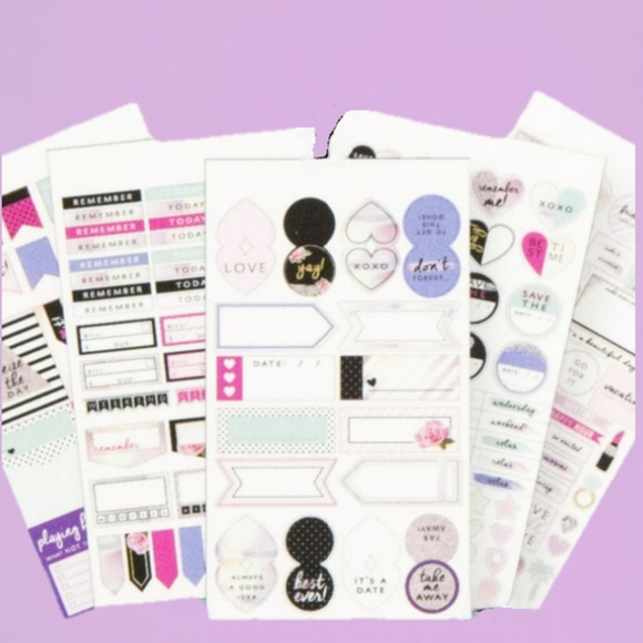 Monthly Multicolor Paper Sticker Book - Over 500 Planner Stickers - Picture 9 of 11